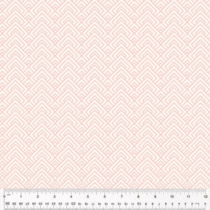 Laurel by Whistler Studios, Blooming Blocks in Natural, per half-yard, Windham Fabrics