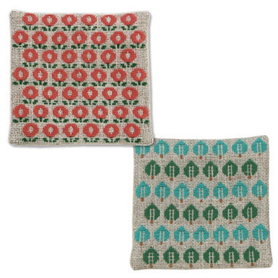 OLYMPUS Japanese Embroidery KOGIN coaster KIT With needle & Thread Wine OLYMPUS Japanese Embroidery KOGIN coaster KIT With needle & Thread Wine