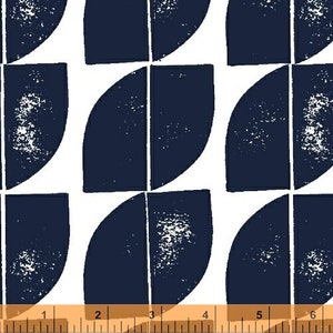 Windham Fabrics, Hemma, Coca (Gray Rock) by Lotta Jansdotter, per half-yard