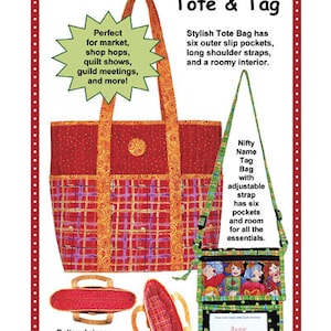 To Market, To Market Tote & Tag, Patterns by Annie, Pattern Booklet