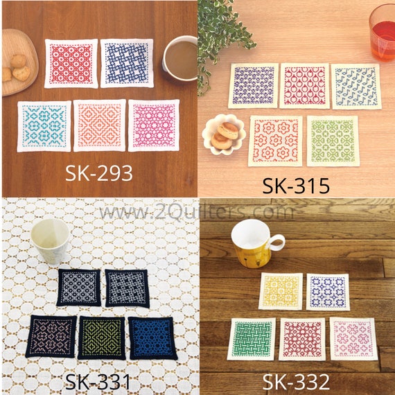 Sashiko Coaster Set Olympus SK-315 Sashiko Coaster Set Olympus SK-315