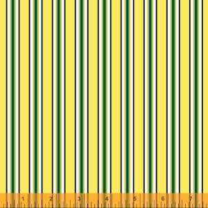 Five and Ten by Denyse Schmidt, Candy Stripe in Yellow, Windham Fabrics, per half yard
