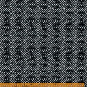 Indigo Stitches by Whistler Studios, Diamond in Indigo, per half-yard, Windham Fabrics