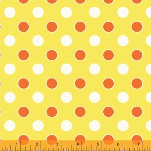 Five and Ten by Denyse Schmidt, Dots in Yellow, Windham Fabrics, per half yard
