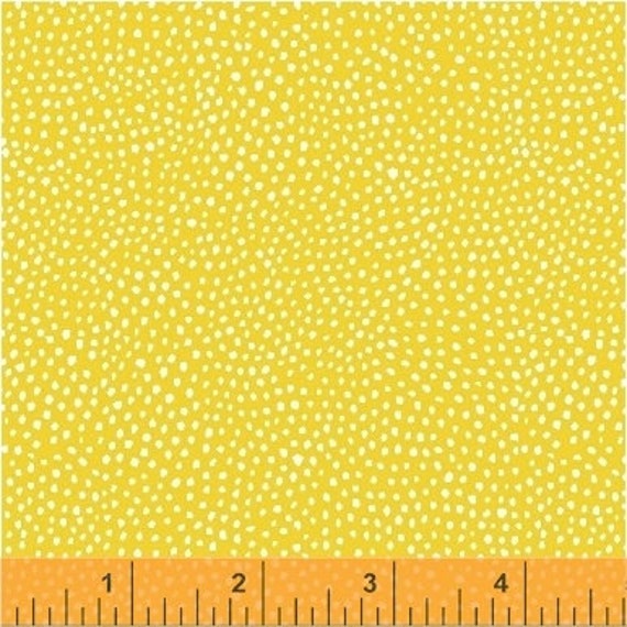 Windham Fabrics Dots in Yellow paint the Town Etsy