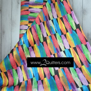 Windham Fabrics, 108&quot; Wide Quilt Back, Lava Lamp in Black, per half-yard