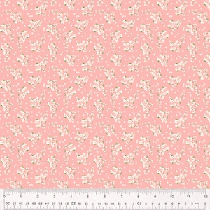Laurel by Whistler Studios, Fresh Sprigs in Petal Pink, per half-yard, Windham Fabrics