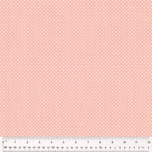 Laurel by Whistler Studios, Dottie in Petal Pink, per half-yard, Windham Fabrics