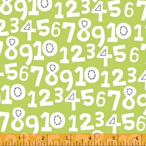 Windham Fabrics, COLOR AND COUNT by Jill McDonald, Counting (green) per half-yard
