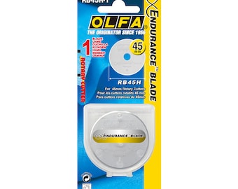 OLFA 45mm Endurance Rotary Blade, Pack Of 1 (RB45H-1)