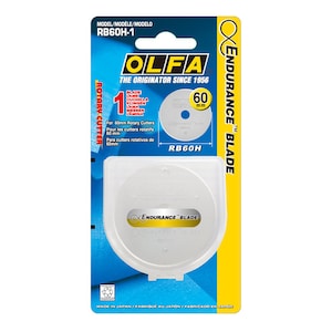 OLFA 60mm Endurance Rollklinge, 1er Pack (RB60H-1)