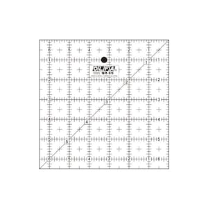 OLFA 6-1/2&quot; Square Frosted Acrylic Ruler (QR-6S)
