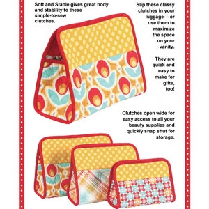 Cosmetics Clutches, Patterns by Annie, Pattern Booklet