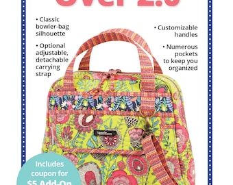 Bowl Me Over 2.0, Classic Bowler-Bag silhouette, Patterns by Annie