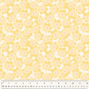 Laurel by Whistler Studios, Flower Bliss in Natural, per half-yard, Windham Fabrics