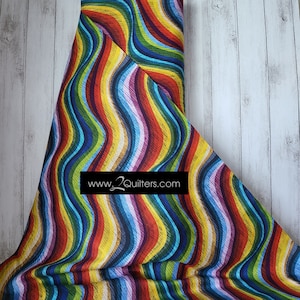 Windham Fabrics, 108&quot; Wide Quilt Back, Terrain Wave in Universe, per half-yard