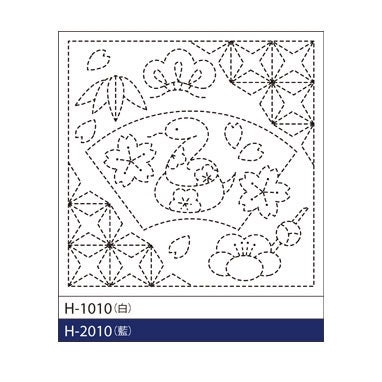 Olympus #H-1010, #H-2010 Hana-fukin Sashiko, Snake
