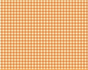 Windham Fabrics, Trixie, Gingham in Tangerine, by Heather Ross, per half-yard