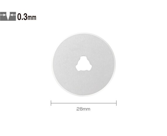 28mm Tungsten Tool Steel Rotary Blade - 2 Pack 28mm Tungsten Tool Steel Rotary Blade - 2 Pack