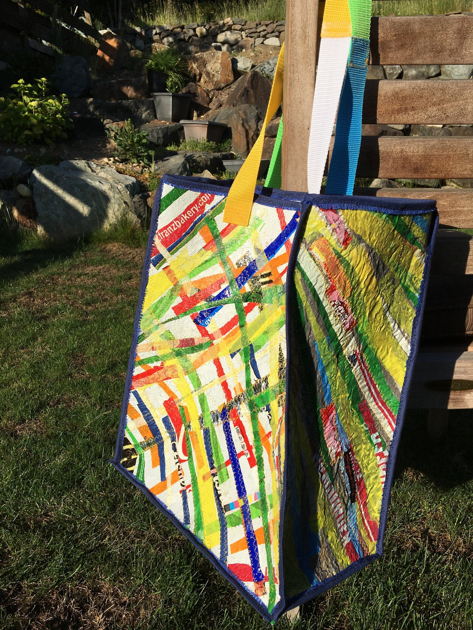 Made From RECYCLED PLASTIC BAGS & Wrap Reuseable Shopping Bag Etsy UK