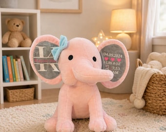 Estadísticas de nacimiento personalizadas Elefante