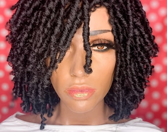 Synthetic curly wig