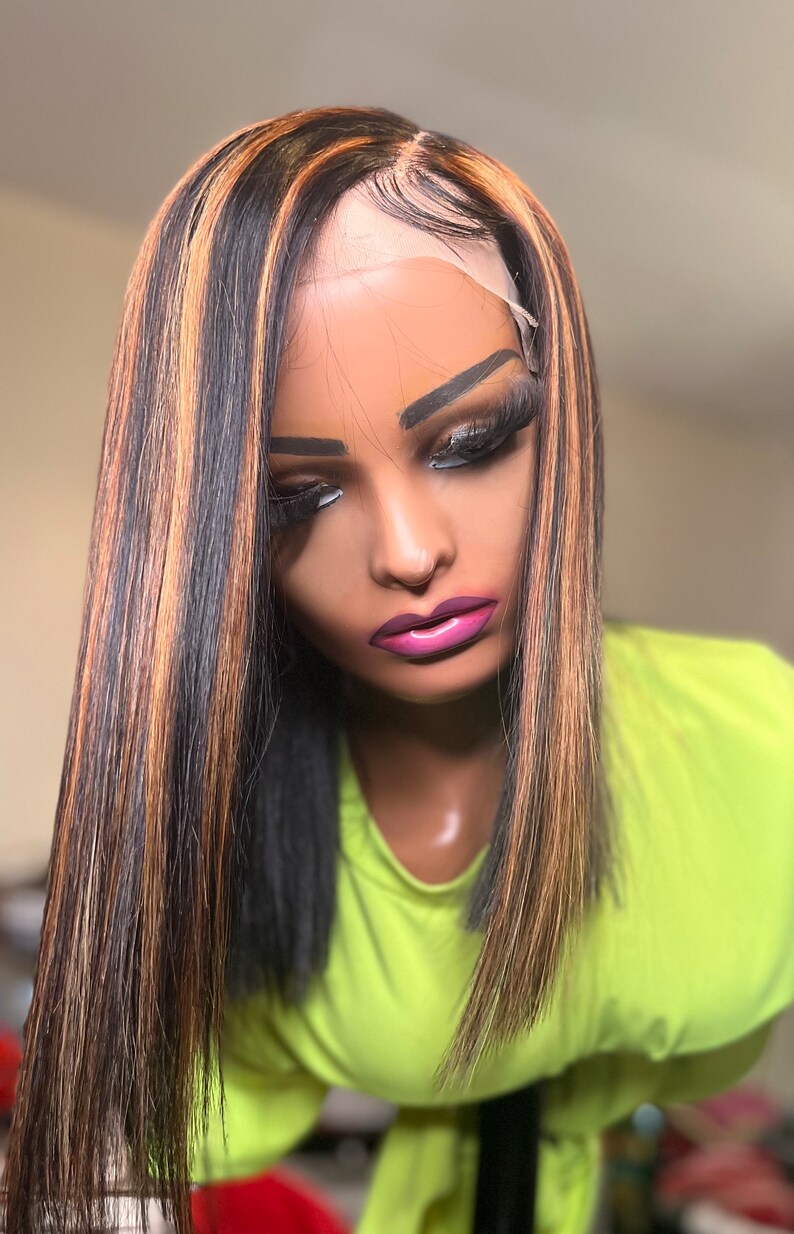 5x5 Lace Closure Wig Etsy