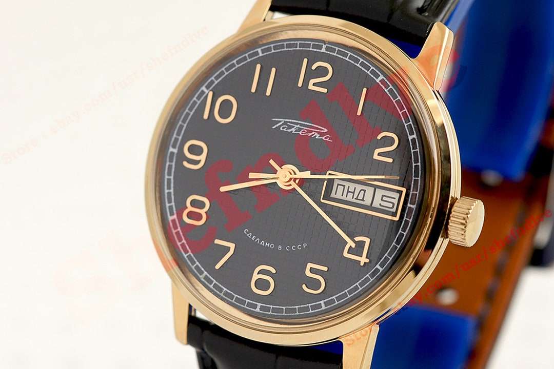 Classic Style Raketa W Double Calendar 2609 Vintage Russian USSR Wrist  Watch
