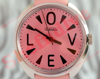 Ruso URSS Raro Reloj de pulsera de estilo único Raketa Big ZERO Love cal. 2609