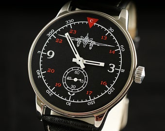 Vintage MILITARY style airforce wrist watch Pobeda OLD stock NEW!