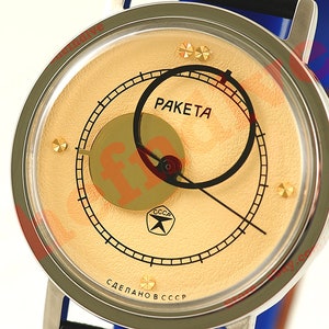 Bestes Herrengeschenk Kal. 2609 Moon & Sun Copernicus Russische UdSSR Vintage Space-Stil Legendäre Uhr Raketa