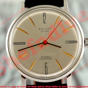 Russian watch Luch De Luxe cal 2209 POLJOT Beautiful Luxury costume slim FASHION