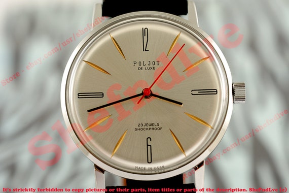 Russian Watch Luch De Luxe Cal 2209 POLJOT Beautiful Luxury