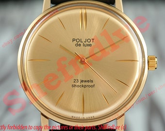 Russian USSR watch Luch De Luxe cal. 2209 Costume Beautiful best gift for men Luxury ULTRA slim