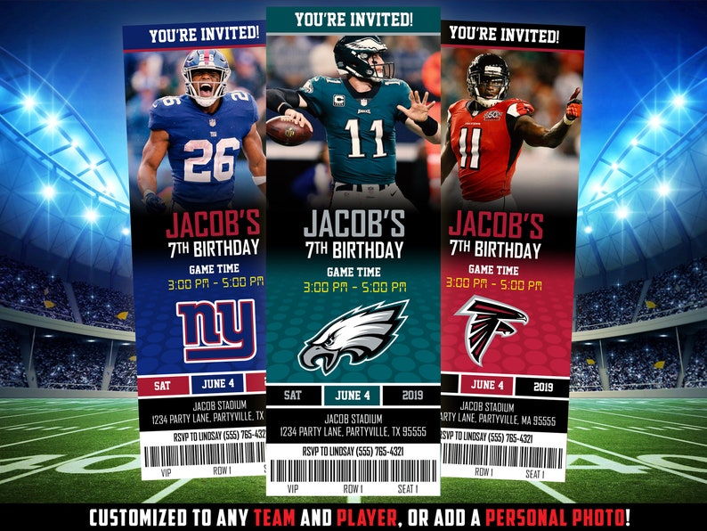 Nfl Ticket Template Nfl Ticket Template