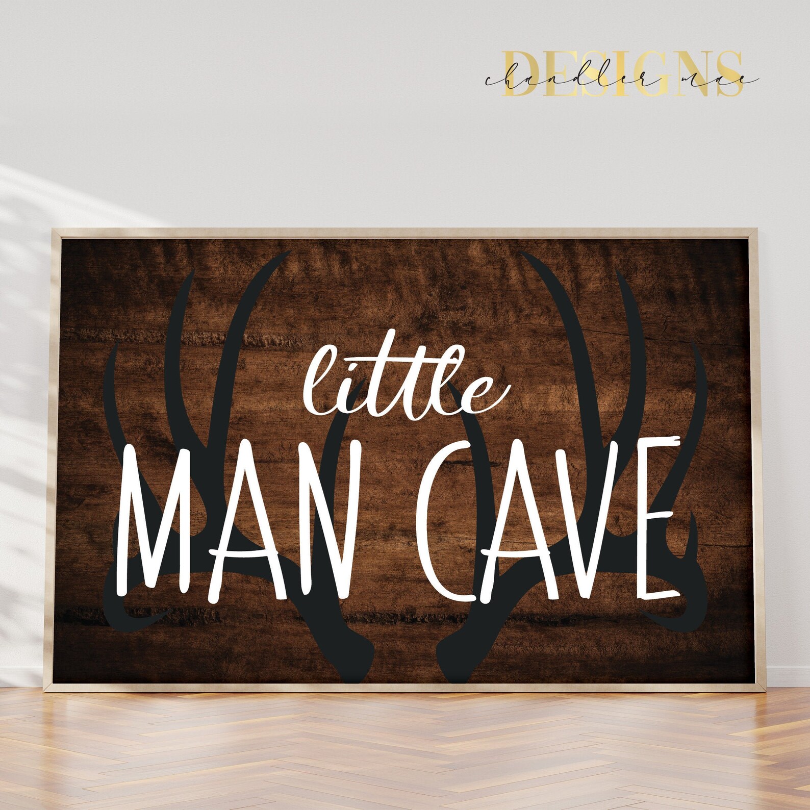 Little Man Cave Digital Download Kids Bedroom Poster Boys - Etsy