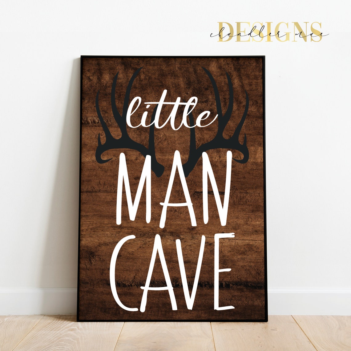 Little Man Cave Digital Download Kids Bedroom Poster Boys - Etsy