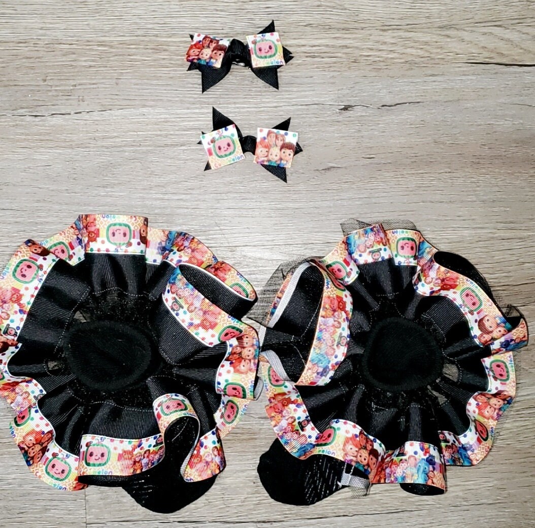 Ruffled Socks and Bows Etsy
