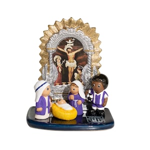 Nacimiento Oficial Club Alianza Lima - Señor De Los Milagros - hecho a mano in Perú
