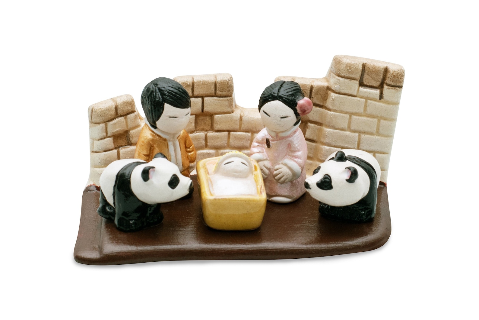 Chinese B Nativity Scene Handmade in Clay 1 Etsy