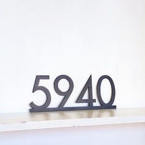 Simple Modern Address Numbers | Create Your Own House Number | Multiple Sizes Available | Outdoor House Numbers