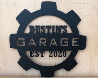 Garage Sign Etsy