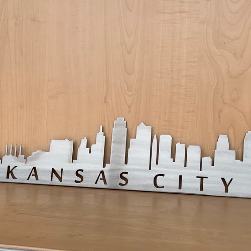 Kansas City Metal Wall Art Sign With Powder Coat Lots of Etsy