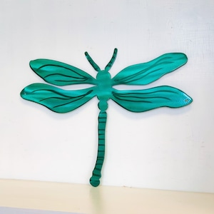 Metal Dragonfly Wall Art, Powder Coated