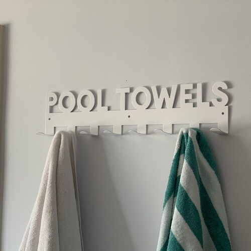 Pool Towel Hanger Etsy