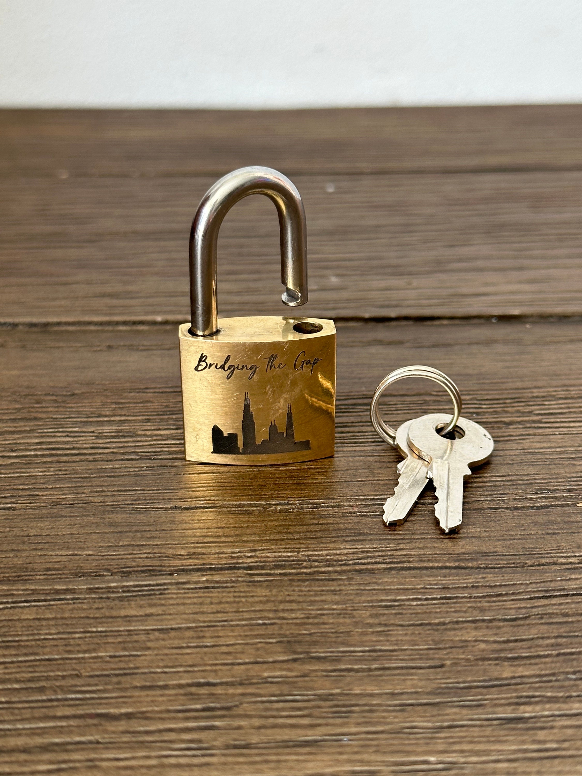 Personalized Engraved Love Lock With Keys | Padlock Love Lock ...