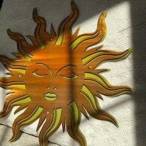 Sun in Splendor Metal Wall Art: Southwest Decor - Etsy