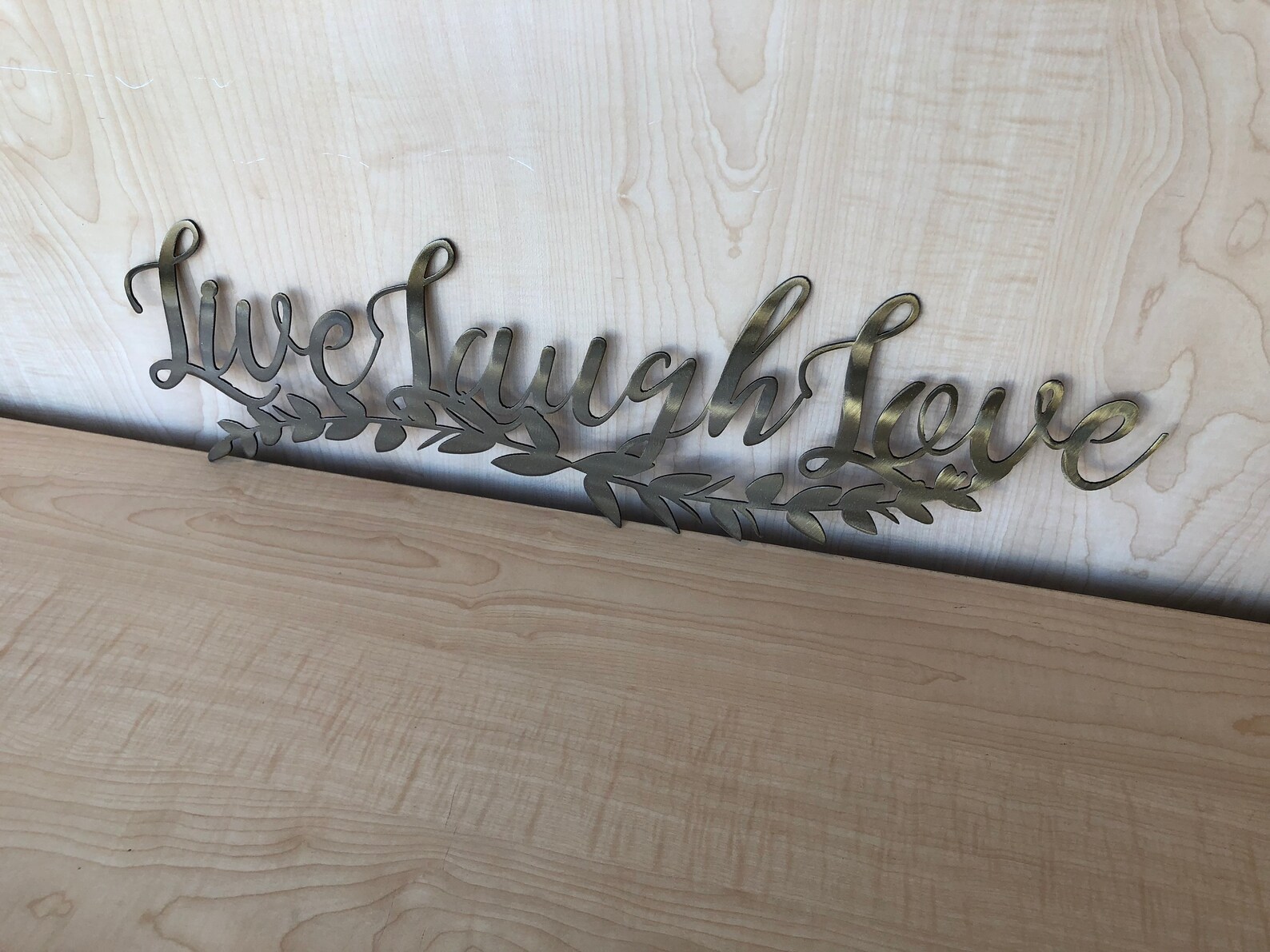 Metal Live Laugh Love Wall Art Sign With Powder Coat Lots of Etsy