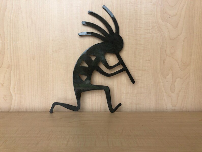 Kokopelli Figure Metal Wall Art Etsy