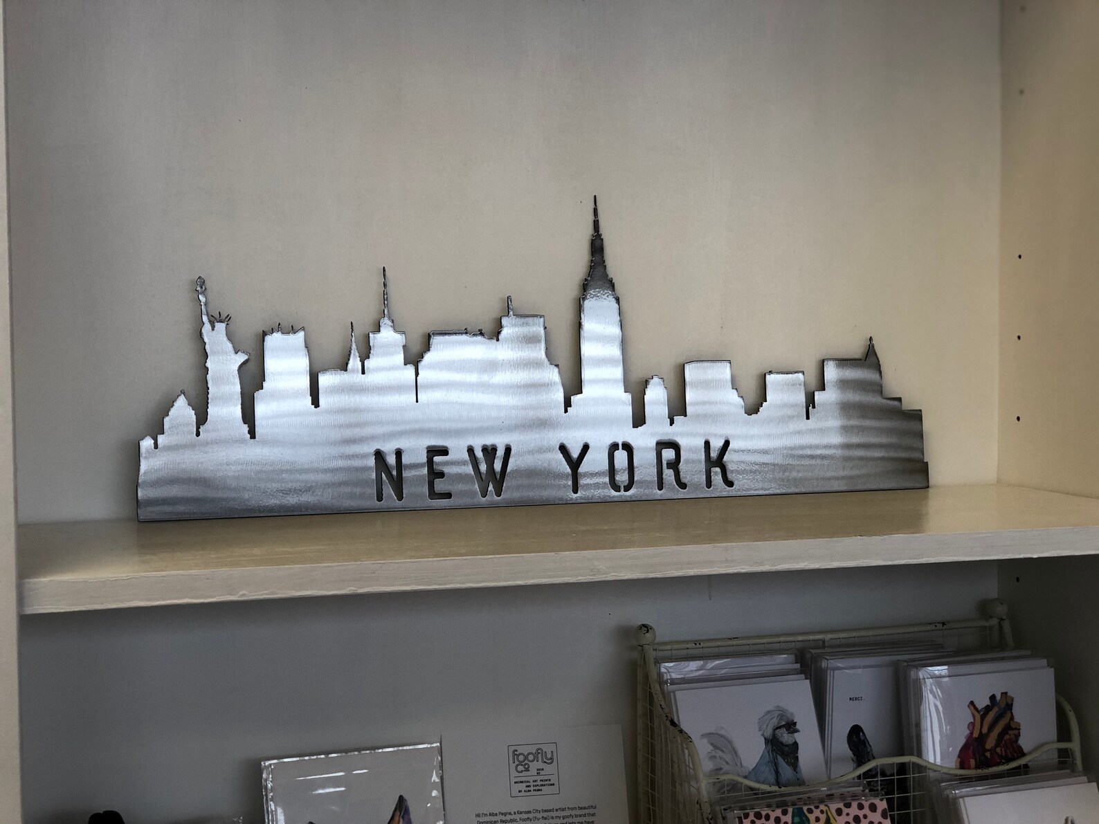 New York City Skyline Metal Wall Art With Powder Coat Lots Etsy